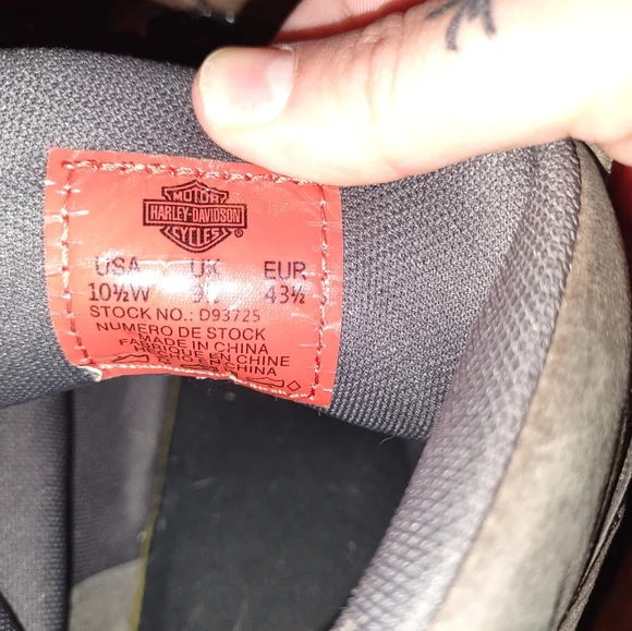 Harley Davidson sneaker/boots - Picture 4 of 5